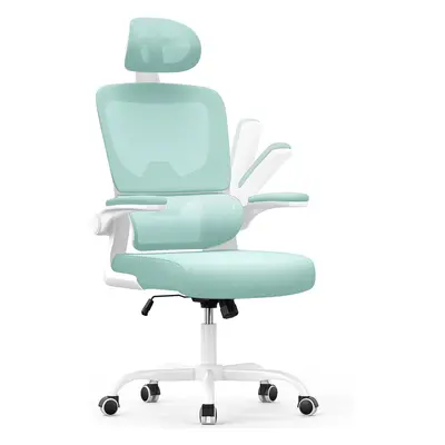 (Green C) Ergonomic Office Chair With Adjustable Headrest