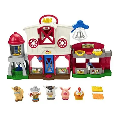 Fisher-Price Little People Farm Animals Set with Lights and Music, in English and French, Progre