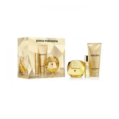 Paco Rabanne Lady Million Gift Set 80ml EDP + 100ml Body Lotion + 5Ml EDP