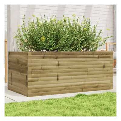 vidaXL Garden Planter 110x60x46 cm Impregnated Wood Pine