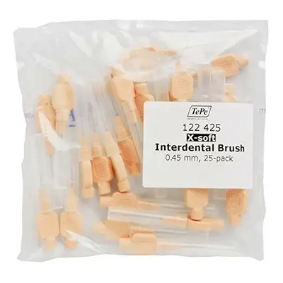 TePe X-Soft Interdental Brushes 0.45 mm Pack of Light Orange