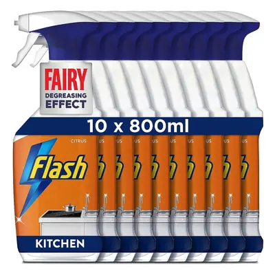 Flash Kitchen Degreaser Cleaning Spray 800ml x