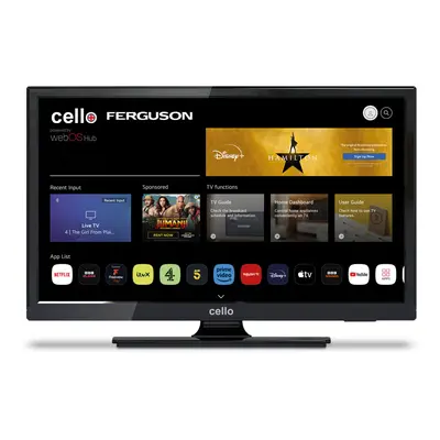 Cello 19â³ Smart WebOS Traveller 12-Volt TV with Freeview Play