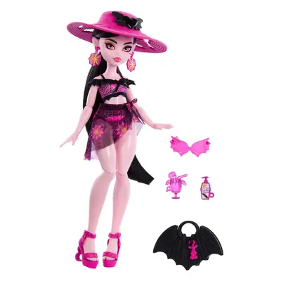 Monster High Scare-adise Island Draculaura Doll with Swimsuit Sarong & Beach Accessories Like Ha