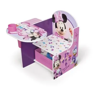 Disney Minnie Mouse Chair Desk with Storage Bin