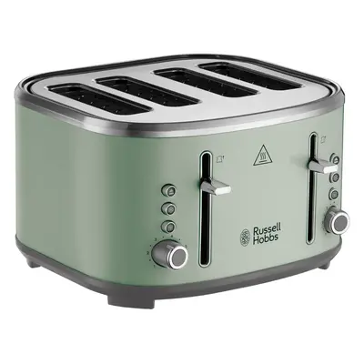 Russell Hobbs Stylevia Sage Slice Wide Slot Green Toaster