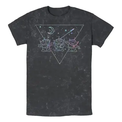 Disney Pixar Toy Story Alien Galaxy Young Men's Short Sleeve Tee Shirt