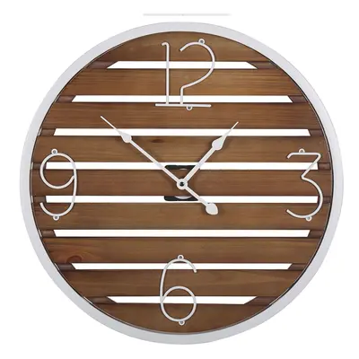 Wall Clock ARRIAGA Wood Dark Wood