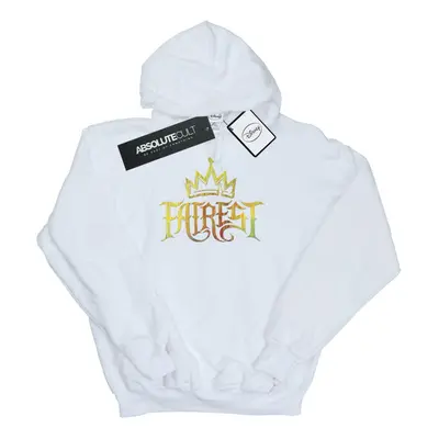 (S, White) Disney Mens The Descendants Fairest Gold Hoodie