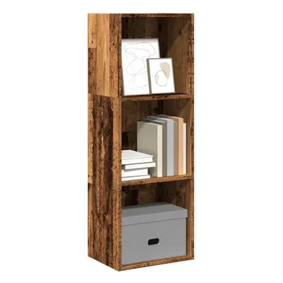 vidaXL Bookcase Old Wood 40x30x114 cm Engineered Wood