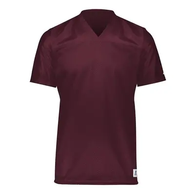 Russell R0593B.MAR.M Youth Solid Flag Football Jersey, Maroon - Medium