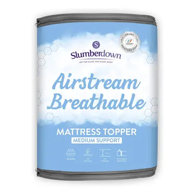 (Single) Slumberdown Airstream Mattress Topper UK Made