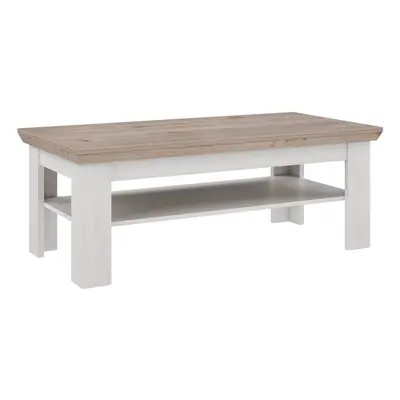 Illoppa Coffee Table in Oak Nelson/Snowy Oak