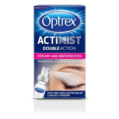 Optrex Double Action ActiMist Dry and Irritated Eyes Spray, ml