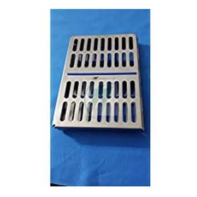 French Steel Autoclave Dental Surgical Sterilization Cassette Tray for