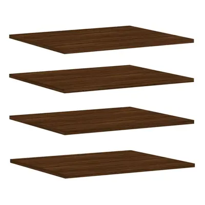 vidaXL Wall Shelves Floating Shelf Wall Rack pcs Brown Oak Engineered Wood