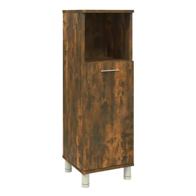 (Smoked oak) vidaXL Bathroom Cabinet Engineered Wood Under Basin Cupboard Multi Colours