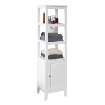 SoBuyÂ® FRG205-W, Floor Standing Tall Bathroom Storage Cabinet Bathroom Shelf