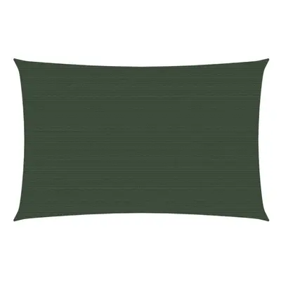 vidaXL Sunshade Sail g/mÂ² Dark Green 2x4.5 m HDPE Outdoor Garden Sunscreen