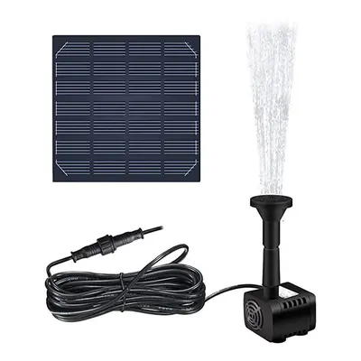 1.8W 180L/H Brushless Solar Panel Fountain Water Pump for Garden Pool Pond Aquarium Fountain