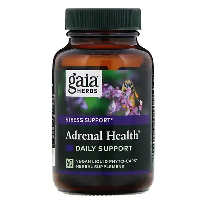 Gaia Herbs, Adrenal Health, Daily Support , Vegan Liquid Phyto-Caps