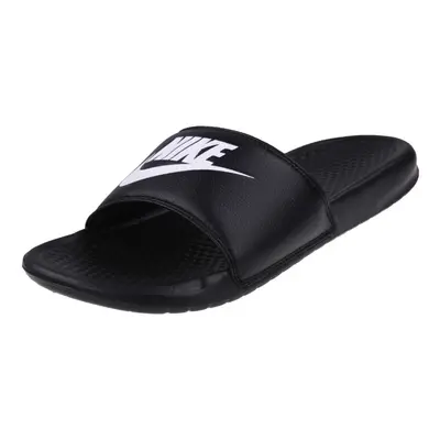 Nike Men's Benassi Just Do It Athletic Sandal Black/White Noir/Blanc 9.0 Regular US