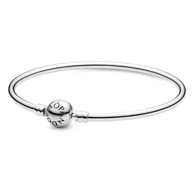 PANDORA Sterling Silver Bangle Bracelet 8.3 IN