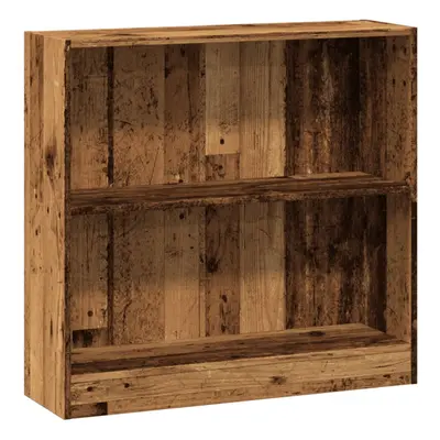 (old wood, x x cm) vidaXL Book Cabinet Display Rack Bookshelf Storage Shelf Rack Engineered Wood