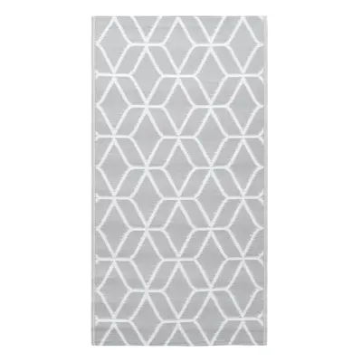 vidaXL Outdoor Carpet ARAKIL Grey 160x230 cm PP Balcony Rug Outdoor Blanket