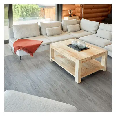 (Grey Wood) Self-Adhesive Floor Planks - Planks Per Pack Covering 5mÂ² (53.8 ftÂ²) - Peel And St