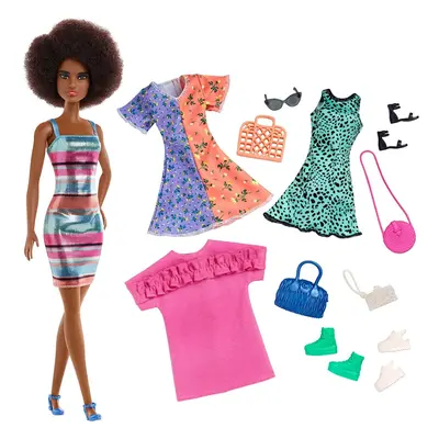 Barbie GHT32 Doll and Fashions, Multi-Colour