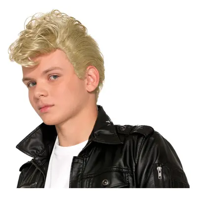 Forum Novelties Men's Standard 50's Greaser Wig-Blonde