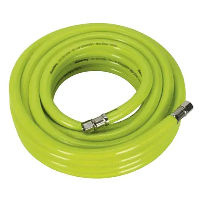 Sealey High-Visibility Air Hose with 1/4"BSP Unions 10m x 10mm AHFC1038