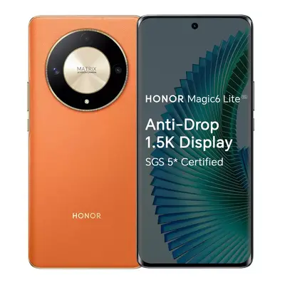 Honor 5G Smartphone Magic Lite 6.8" 8GB RAM 256GB SIM Free Sunrise Orange