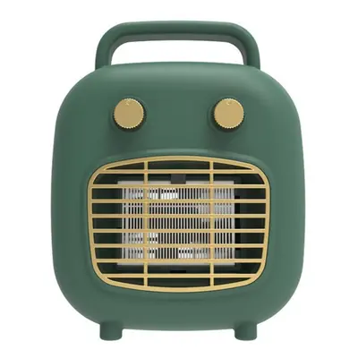 (Green, EU) 800W PTC Ceramic Space Heater with Human Sensor, Low Noise, Fast Heating, Tip-Over &