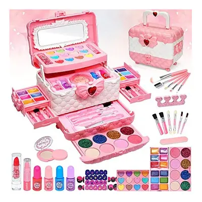 Kids Makeup Sets For Girls - Children Makeup Sets For Girls Washable Make Up Set, Childrens Prin