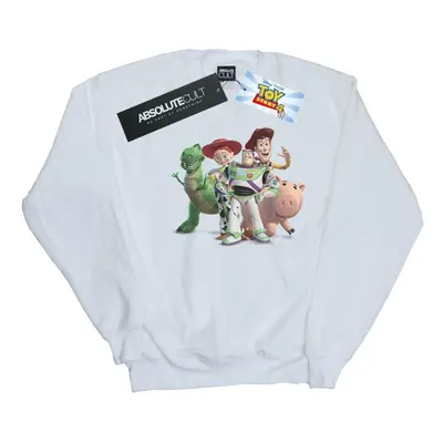 (XXL, White) Disney Mens Toy Story Group Sweatshirt