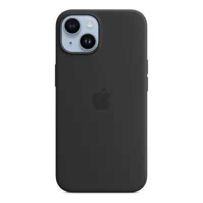 Apple Silicone Case with MagSafe for iPhone Plus - Midnight Black