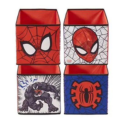 Hello Home Marvel Spider-ManÂ Kids Cube Toy Storage Boxes