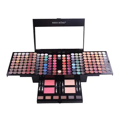 (Multicolour2) Travel Makeup Kit: Eyeshadow, Powder, Blusher