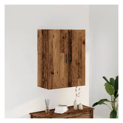 vidaXL Wall Mounted Cabinet Old Wood 69.5x34x90 cm Engineered Wood