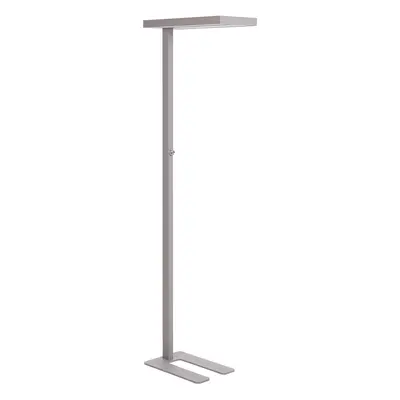 LED Floor Lamp TAURUS With Dimmer Metal Silver