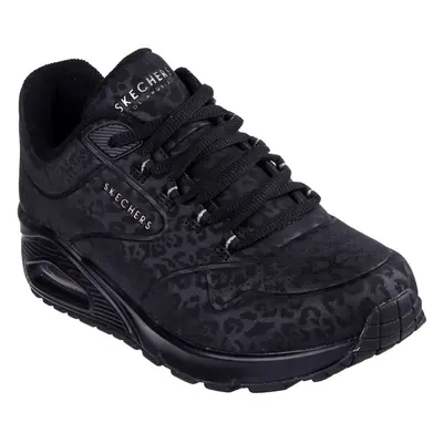 (Black, (Adults')) Skechers Uno Kat-Neato Synthetic Women's Black Trainers