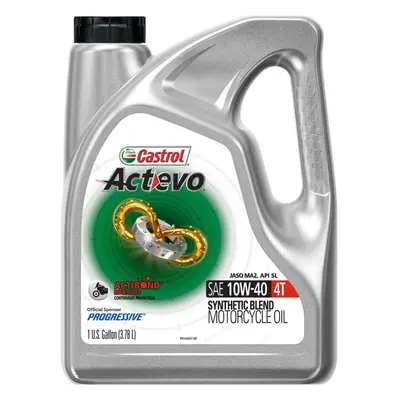 Castrol Actevo X-Tra 4T Synthetic Blend - 10W40-1gal.