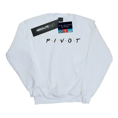 (3XL, White) Friends Mens Pivot Logo Sweatshirt