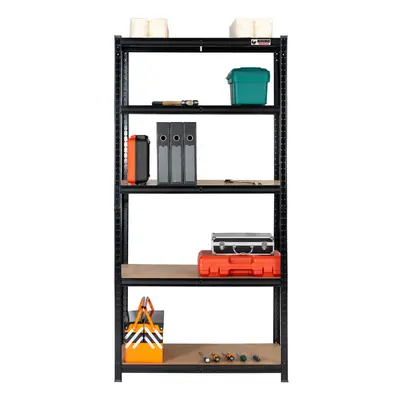 180x90x60cm | Black |Boltless Garage Shelving Unit | 1000kg