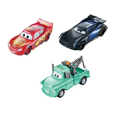 Disney Pixar Cars Color Changers Lightning McQueen, Mater & Jackson Storm 3-Pack