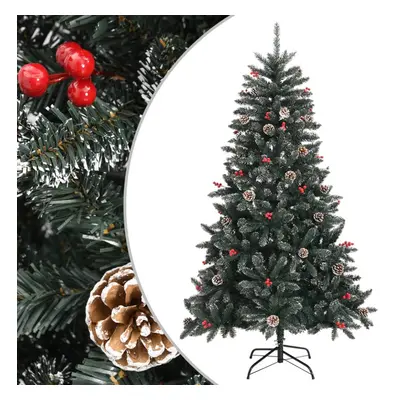 (150 x 83.5 cm) vidaXL Artificial Christmas Tree with Stand Christmas Decoration Green PVC