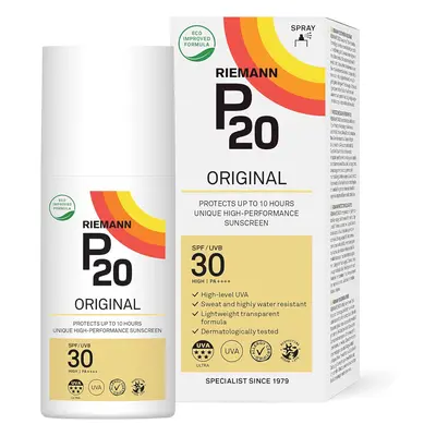 RIEMANN P20 Original SPF30 Spray, 200ml, Advanced Sunscreen Protection