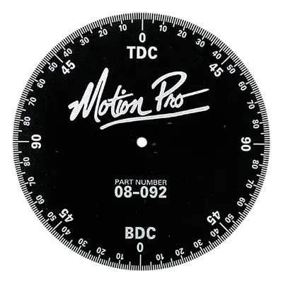 Motion Pro Engine Timing Degree Wheel Anodized Aluminum